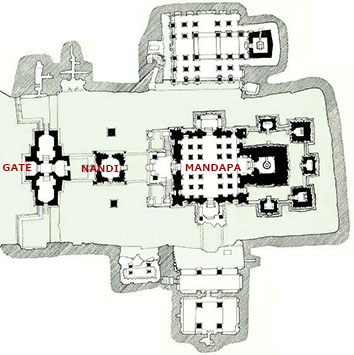 kailash temple ellora plan
