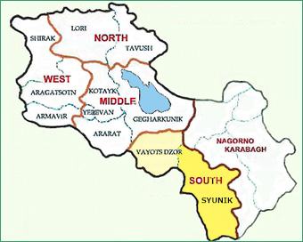 Map of Syunik